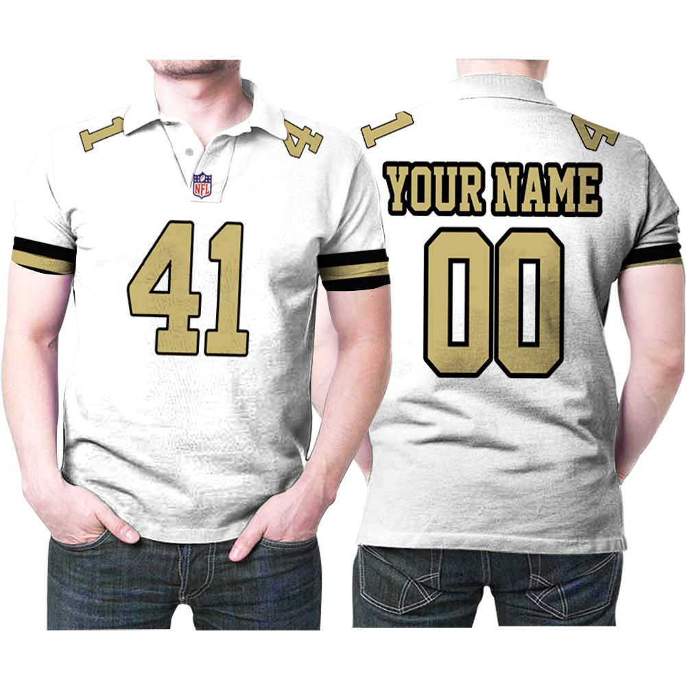 Alvin Kamara 41 New Orleans Saints Football Team Logo Personalized Name Gift For New Orleans Saints Fans Alvin Kamara Lovers Polo Shirt Alvin Kamara 41 New Orleans Saints Football Team Logo Personalized Name Gift For New Orleans Saints Fans Alvin Kamara Lovers Polo Shirt