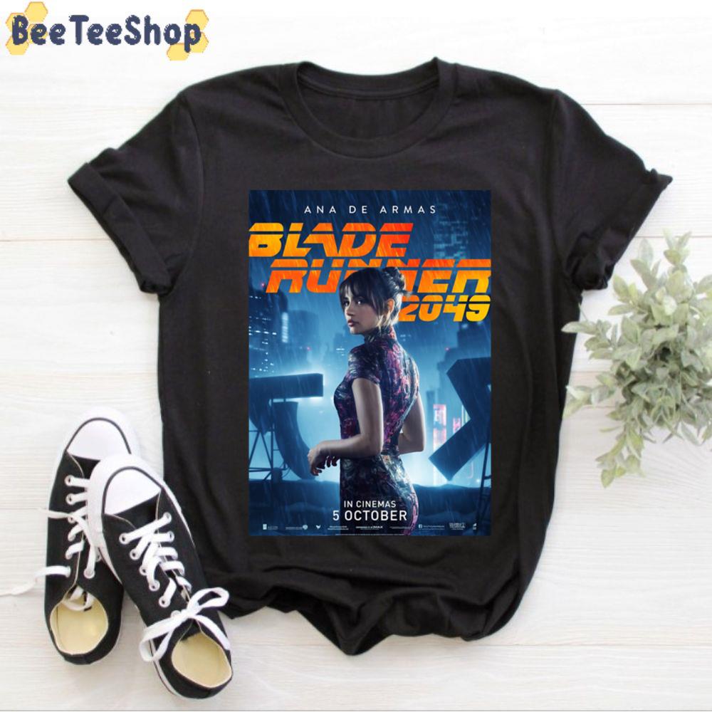 Ana De Armas Blade Runner 2049 Movie Poster Unisex T-Shirt Ana De Armas Blade Runner 2049 Movie Poster Unisex T-Shirt
