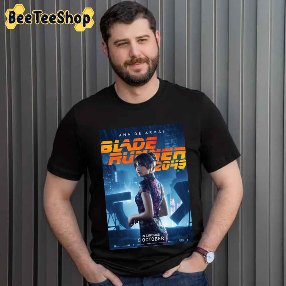 Ana De Armas Blade Runner 2049 Movie Poster Unisex T-Shirt Ana De Armas Blade Runner 2049 Movie Poster Unisex T-Shirt