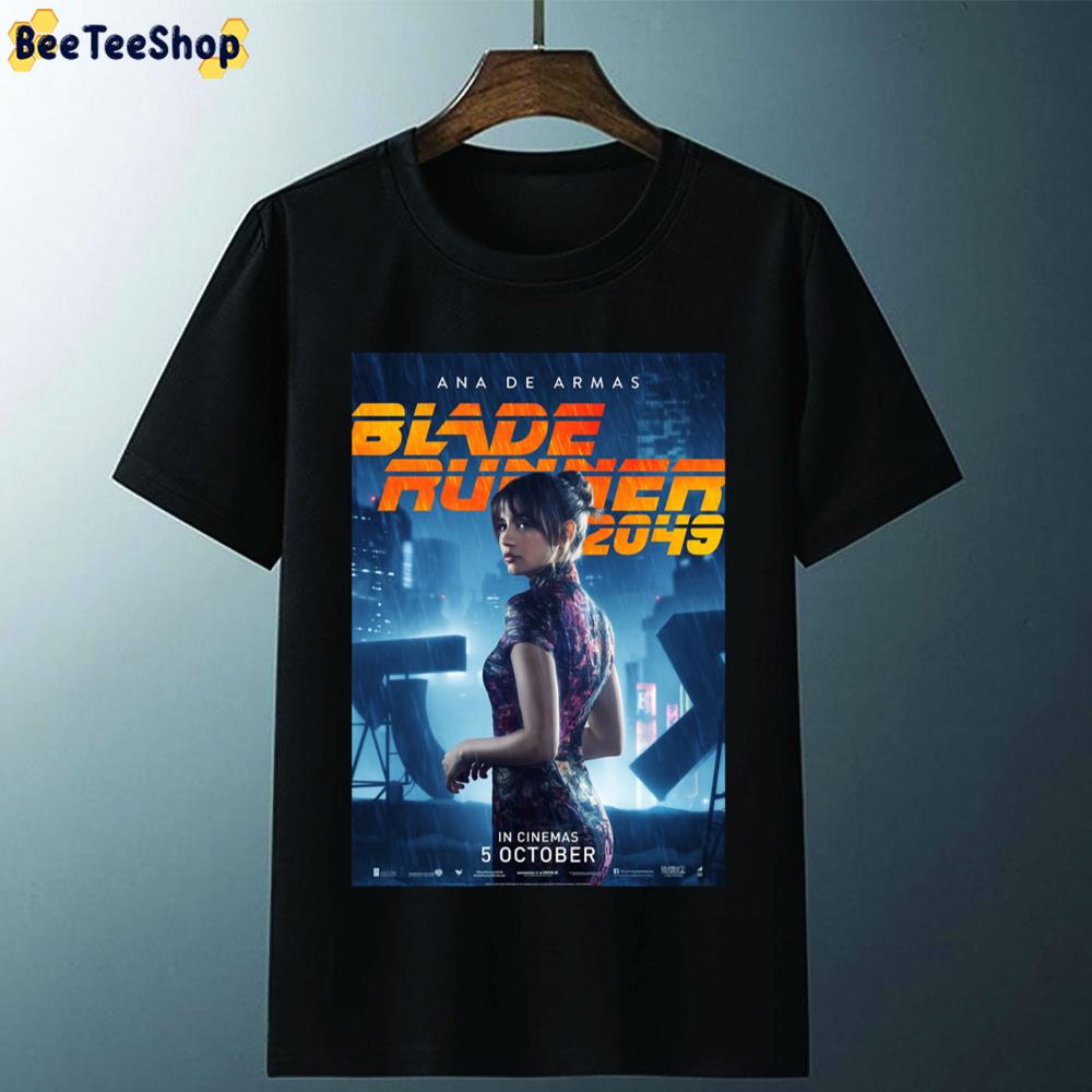 Ana De Armas Blade Runner 2049 Movie Poster Unisex T-Shirt Ana De Armas Blade Runner 2049 Movie Poster Unisex T-Shirt