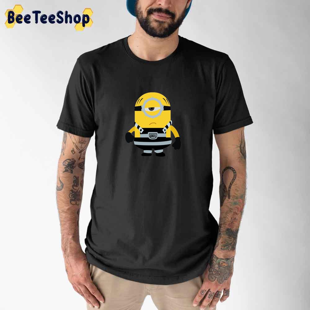 Angry Minion Wearing Prison Robes Unisex T-Shirt Angry Minion Wearing Prison Robes Unisex T-Shirt