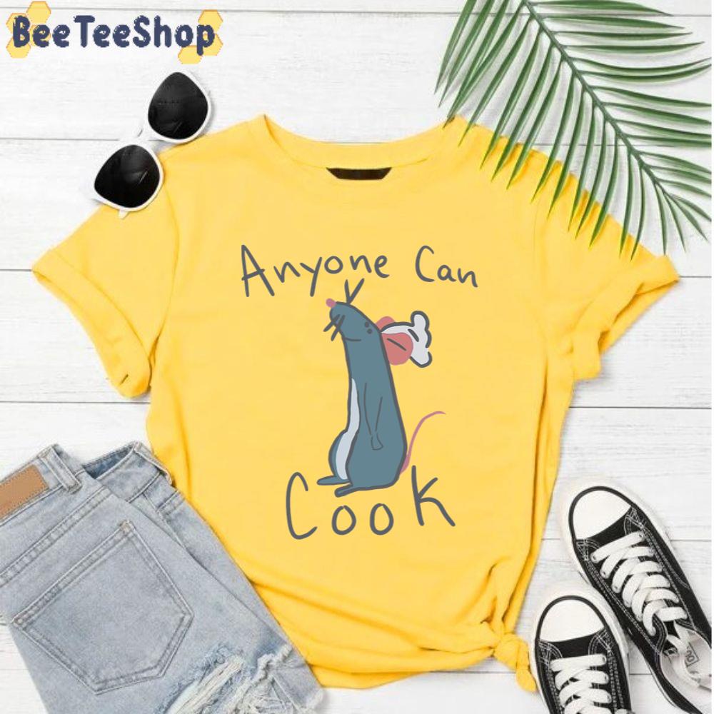 Anyone Can Cook 3 Cute Mouse Unisex T-Shirt Anyone Can Cook 3 Cute Mouse Unisex T-Shirt