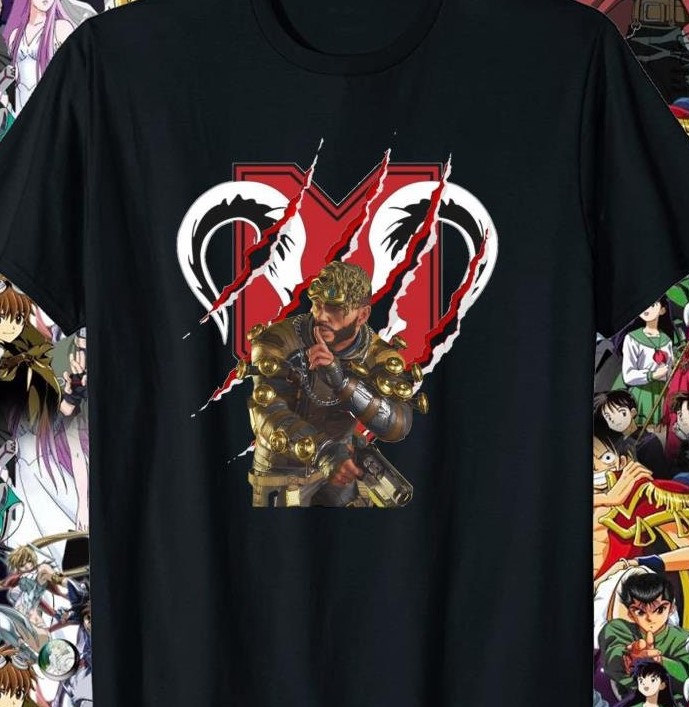 Apex Legends Mirage With Predator Logo Apex Legends 80s Unisex T-Shirt Apex Legends Mirage With Predator Logo Apex Legends 80s Unisex T-Shirt
