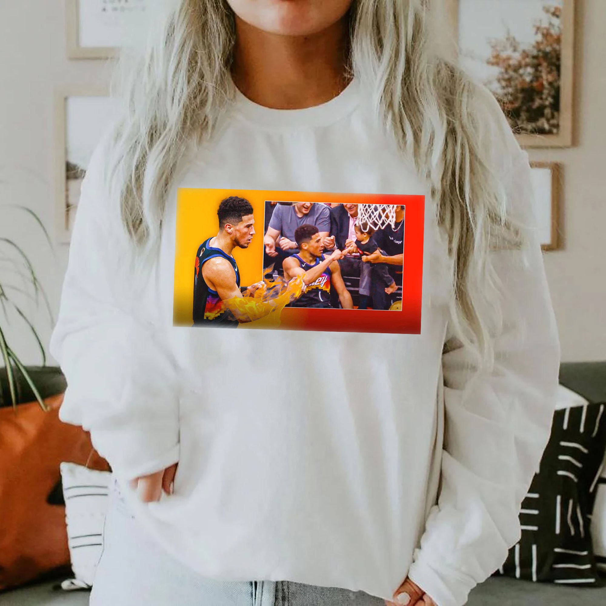 Art Devin Booker Phoenix Suns Basketball Unisex Sweatshirt Art Devin Booker Phoenix Suns Basketball Unisex Sweatshirt