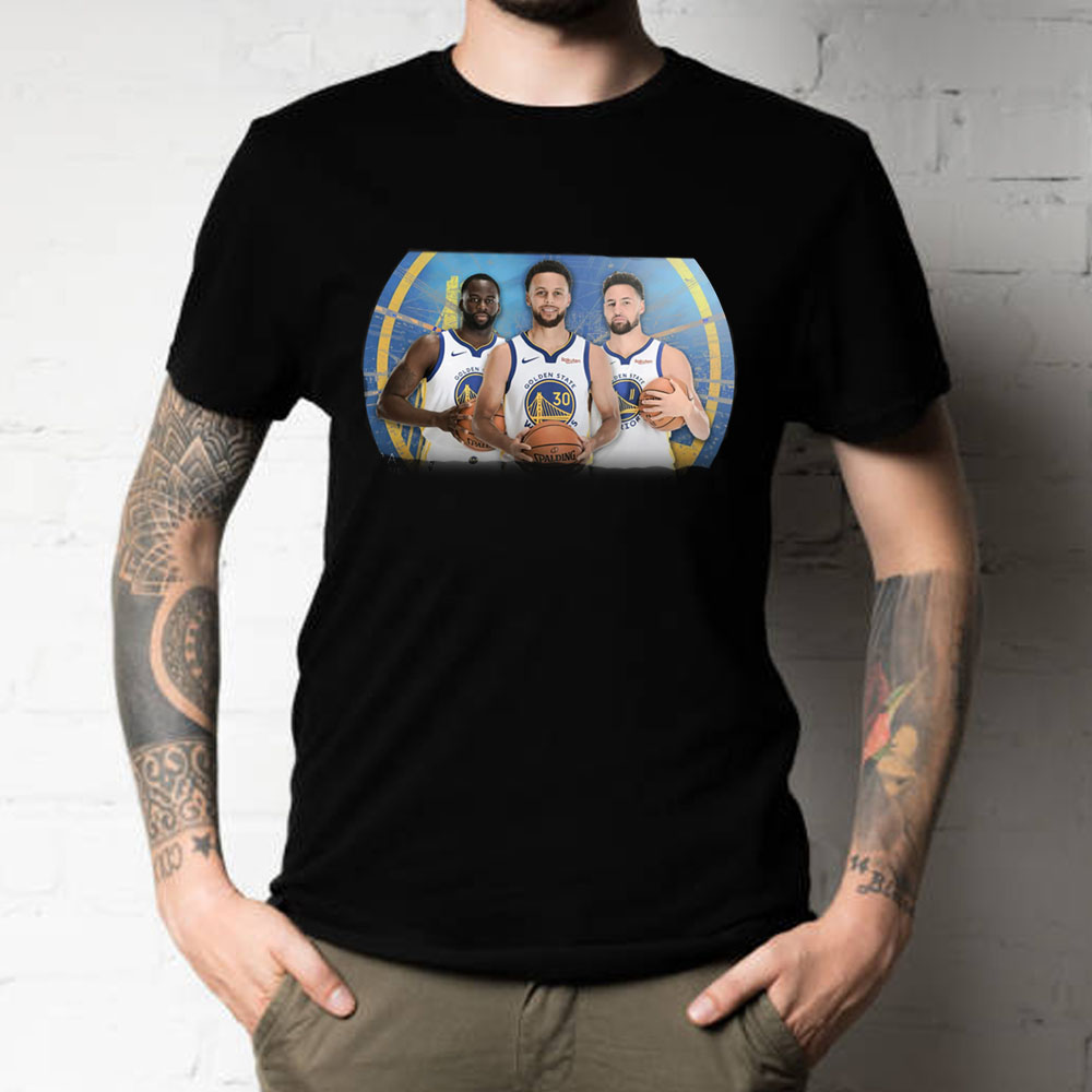 Art Golden State Warriors Stephen Curry Draymond Green Klay Thompson Basketball Unisex T-Shirt Art Golden State Warriors Stephen Curry Draymond Green Klay Thompson Basketball Unisex T-Shirt