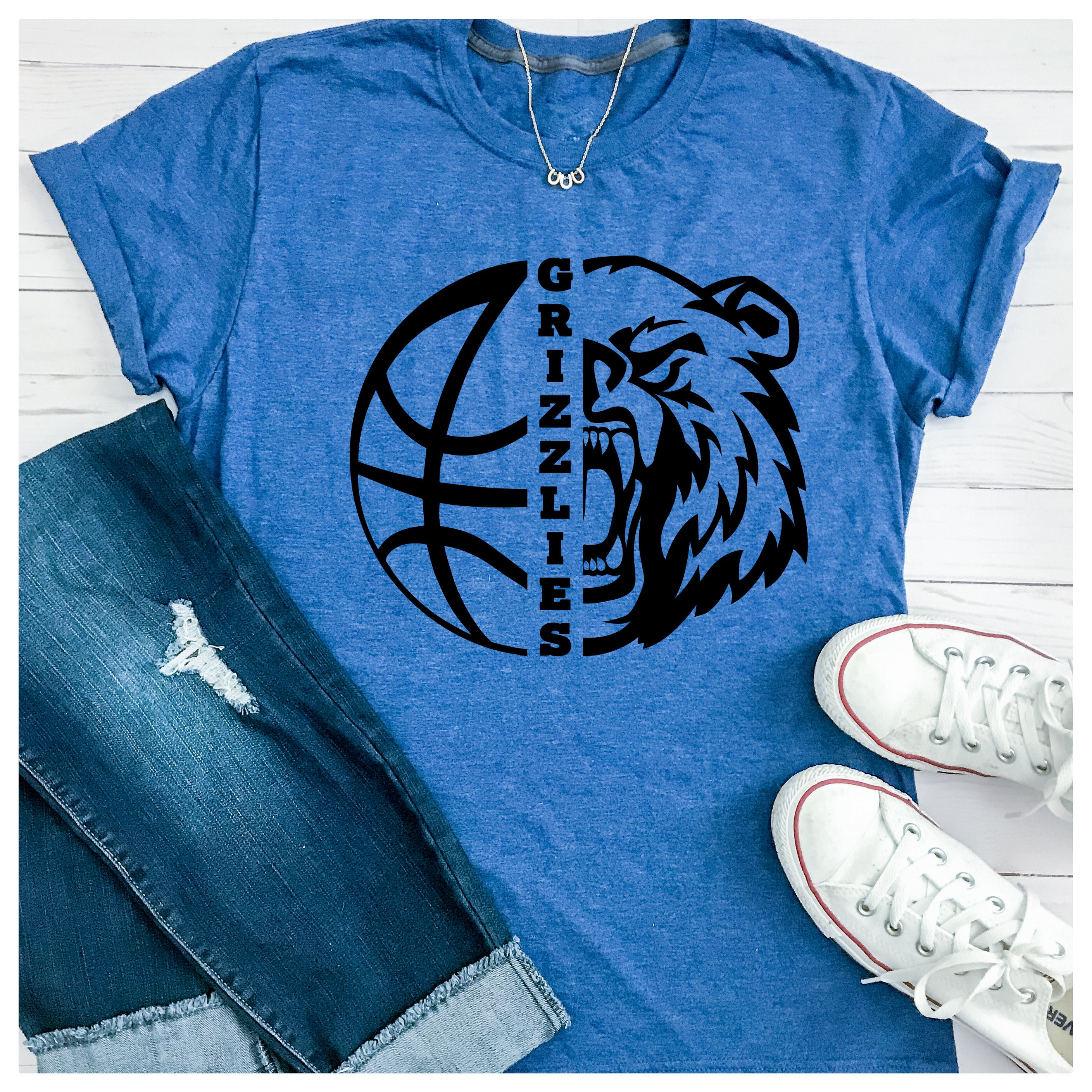 Art Grizzlies Bear Basketball Unsiex T-Shirt Art Grizzlies Bear Basketball Unsiex T-Shirt