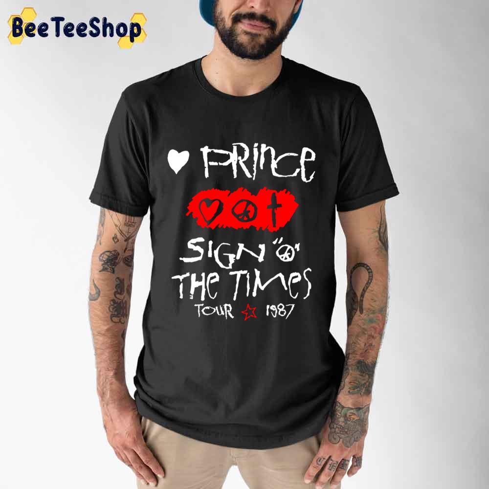Art Prince Sign The Times Unisex T-Shirt Art Prince Sign The Times Unisex T-Shirt