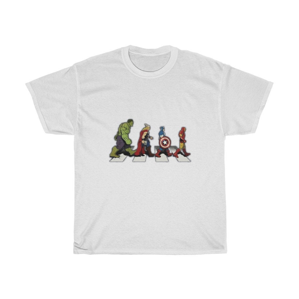 Avengers Crossing Road Unisex T-Shirt Avengers Crossing Road Unisex T-Shirt