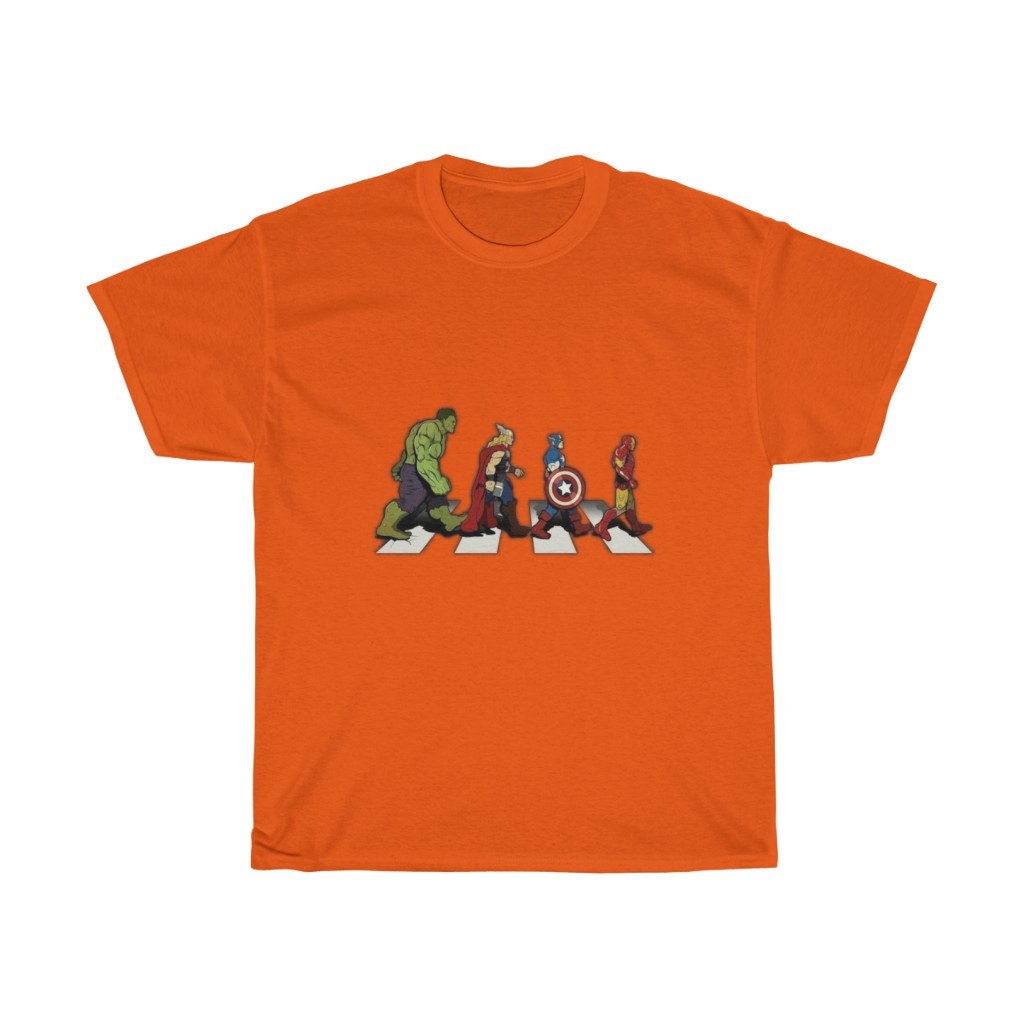 Avengers Crossing Road Unisex T-Shirt Avengers Crossing Road Unisex T-Shirt