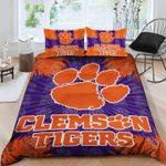 Big Logo Clemson Tigers Football Bedding Set Big Logo Clemson Tigers Football Bedding Set