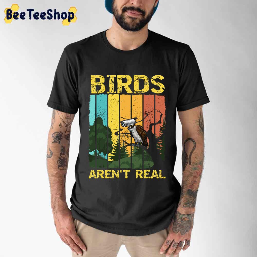 Birds Spies Retro Bird Aren't Real Unisex T-Shirt Birds Spies Retro Bird Aren't Real Unisex T-Shirt