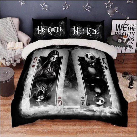 Black And White The Nightmare Before Christmas Bedding Set Black And White The Nightmare Before Christmas Bedding Set