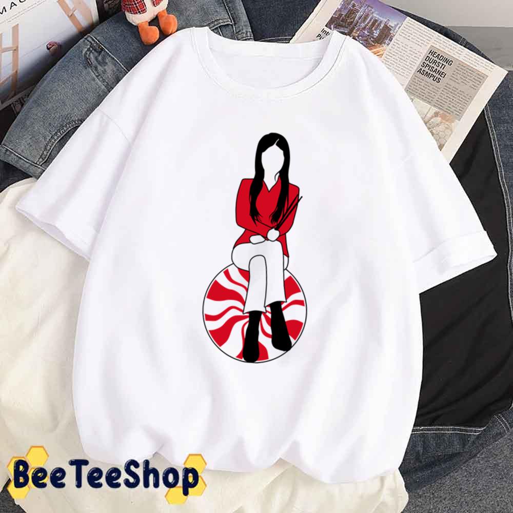 Black Red Style Meg White Peppermintn Unisex T-Shirt Black Red Style Meg White Peppermintn Unisex T-Shirt