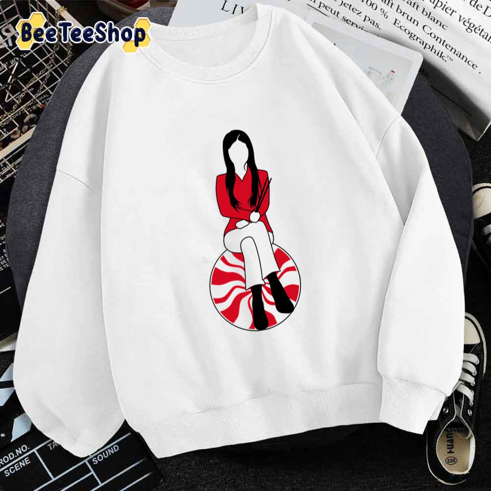 Black Red Style Meg White Peppermintn Unisex T-Shirt Black Red Style Meg White Peppermintn Unisex T-Shirt