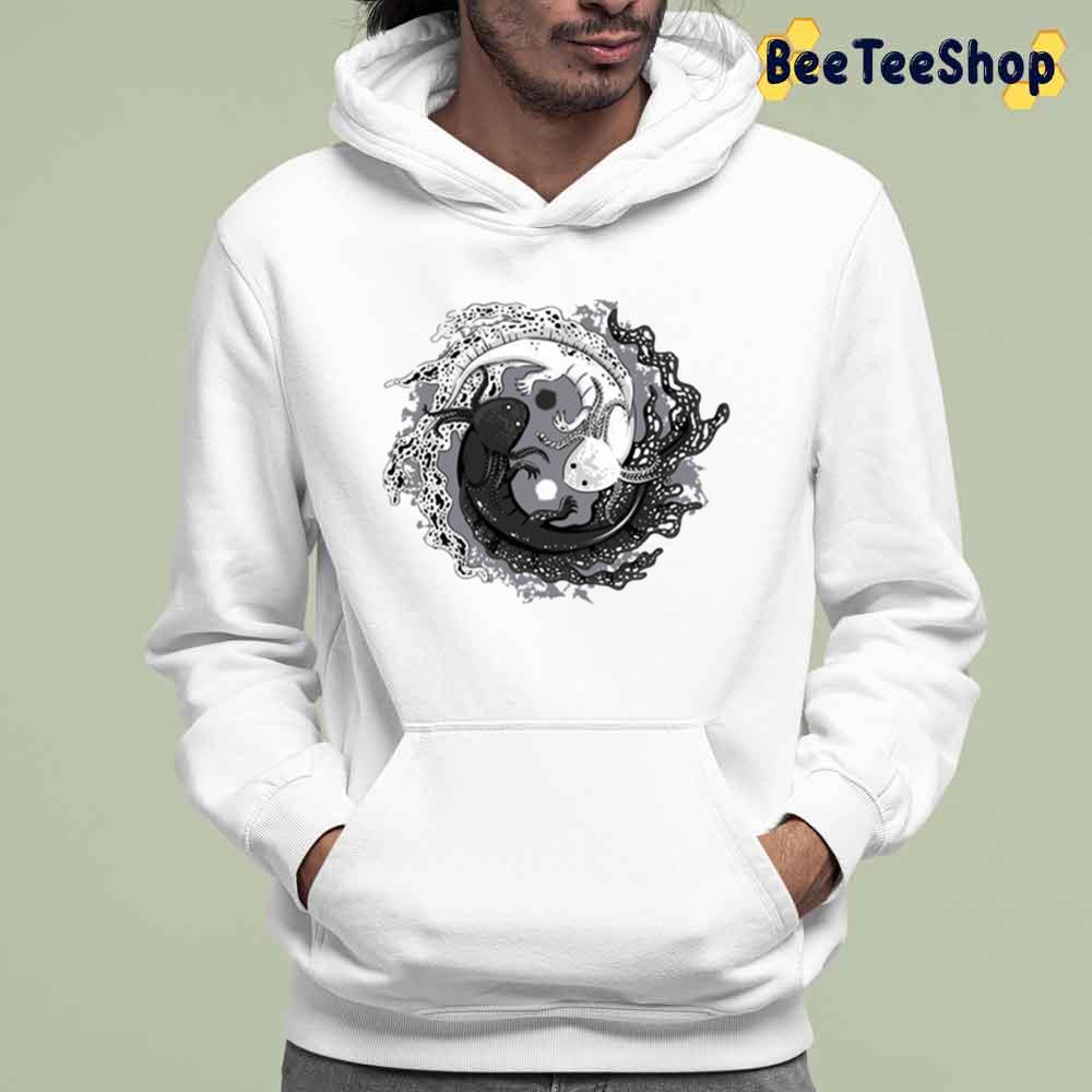 Black White Style Axolotl Unisex T-Shirt Black White Style Axolotl Unisex T-Shirt