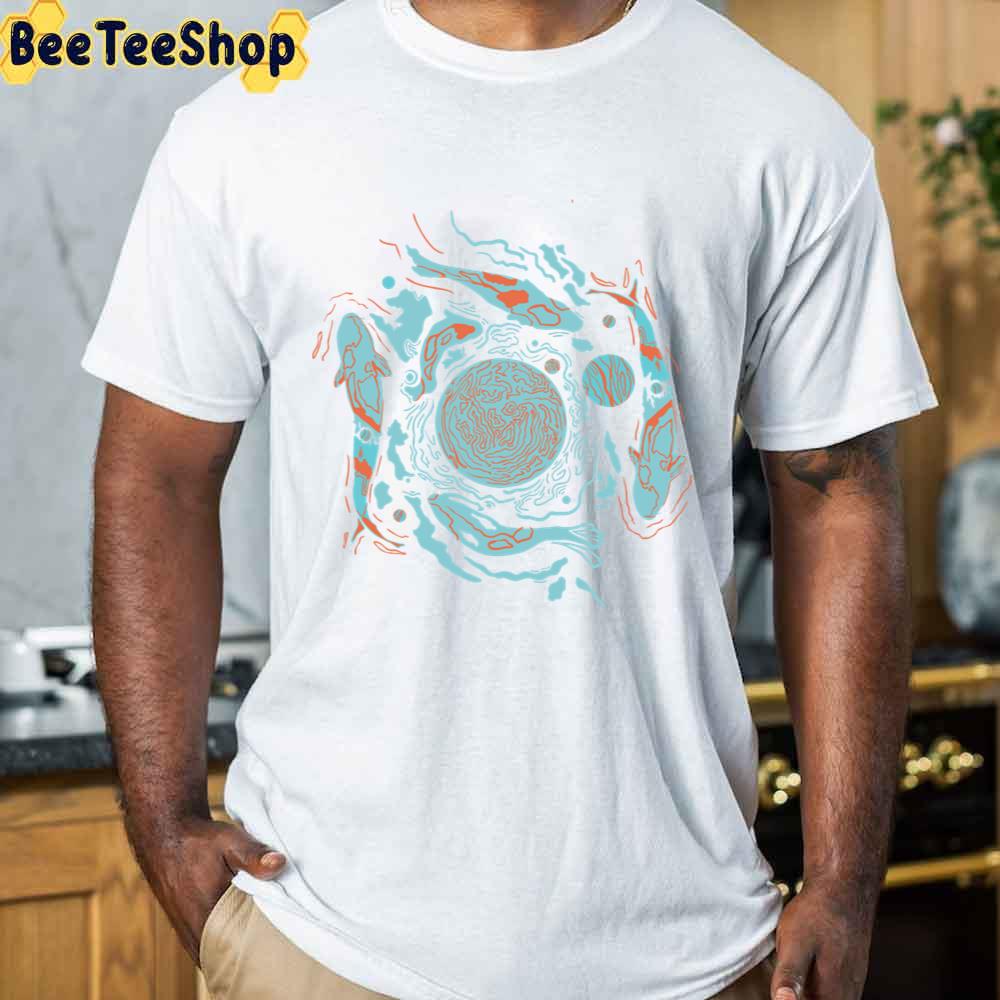 Blue Art Koi Unisex T-Shirt Blue Art Koi Unisex T-Shirt