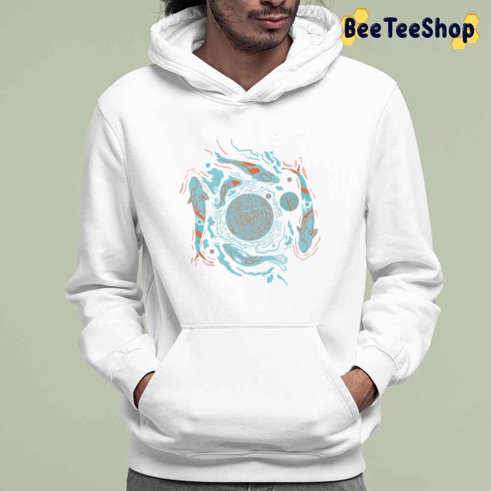 Blue Art Koi Unisex T-Shirt Blue Art Koi Unisex T-Shirt