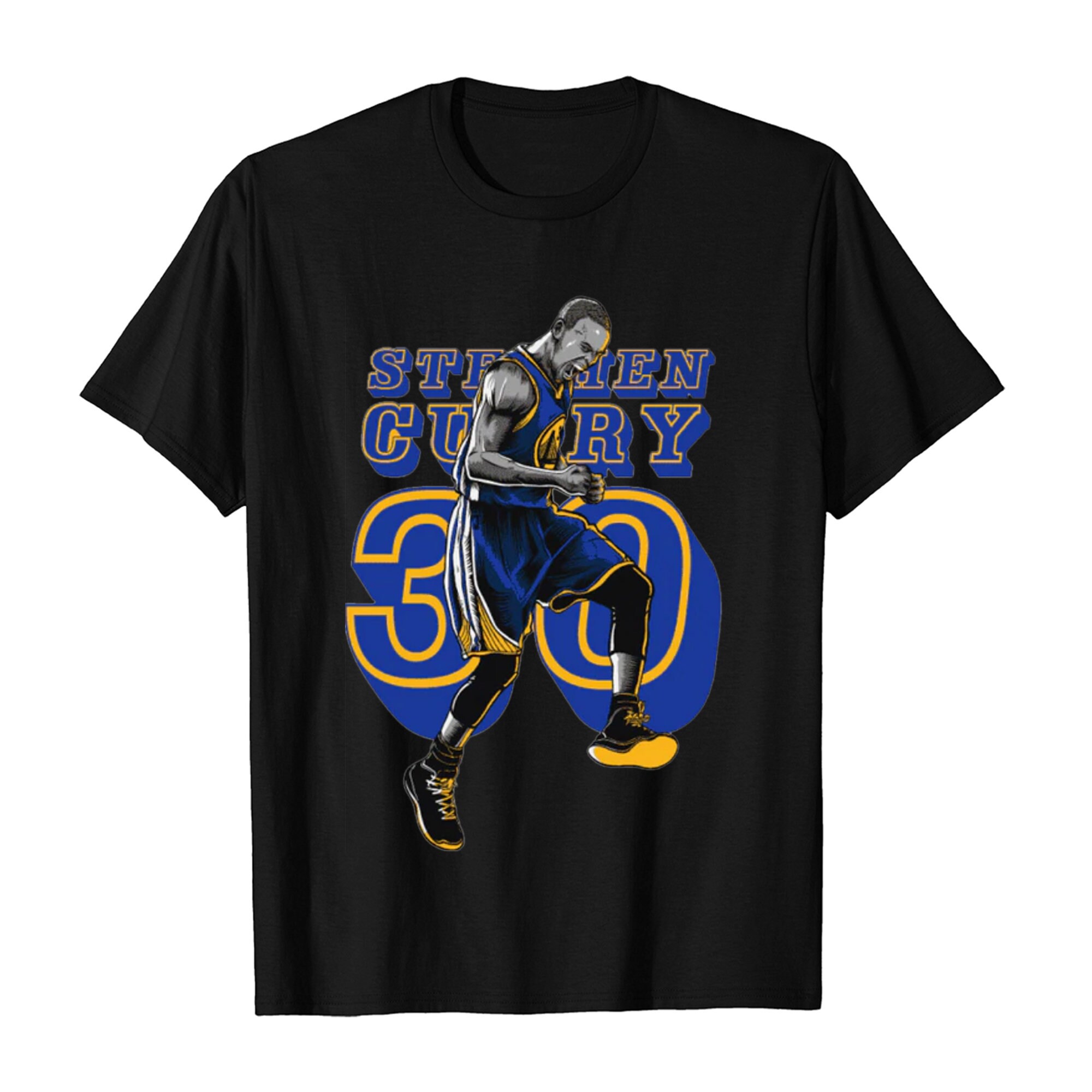 Blue Graphic Steph Curry Golden State Basketball Unisex T-Shirt Blue Graphic Steph Curry Golden State Basketball Unisex T-Shirt