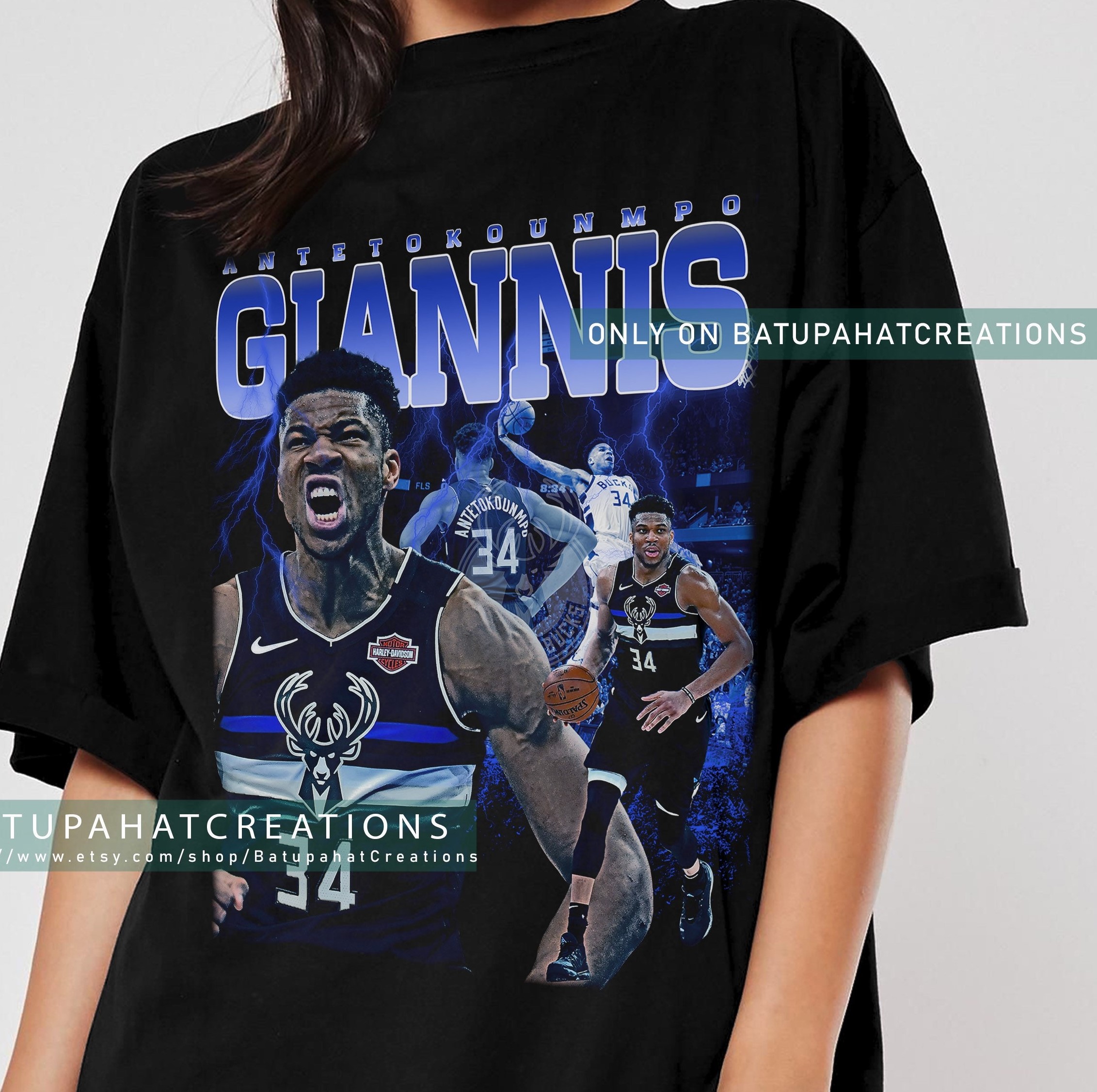 Blue Vintage Style Giannis Antetokounmpo Milwaukee Bucks Basketball Unisex T-Shirt Blue Vintage Style Giannis Antetokounmpo Milwaukee Bucks Basketball Unisex T-Shirt