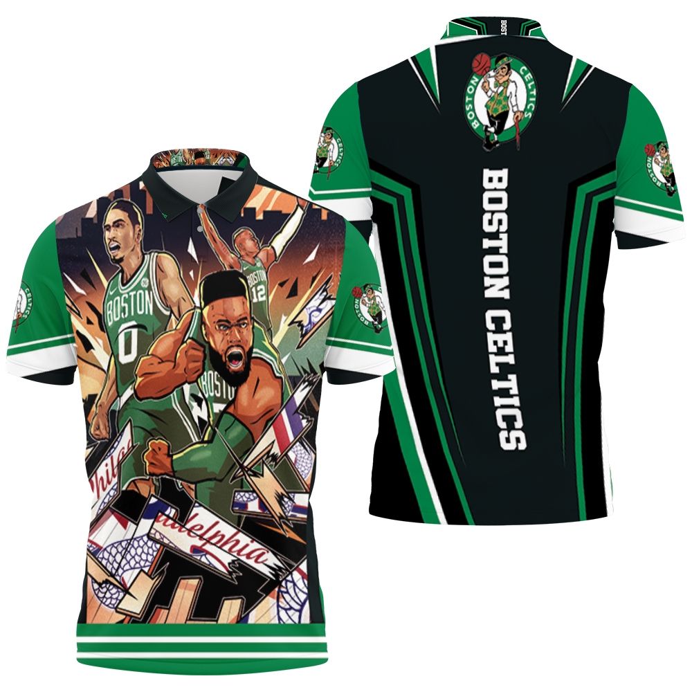 Boston Celtic Win Philadelphia 76ers Best Players Polo Shirt All Over Print Shirt 3d T-shirt Boston Celtic Win Philadelphia 76ers Best Players Polo Shirt All Over Print Shirt 3d T-shirt