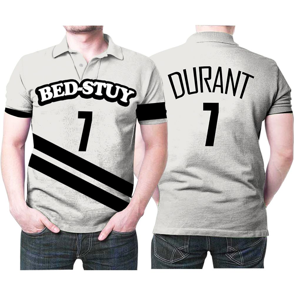 Brooklyn Nets Kevin Durant 7 Nba Basketball 2020 City Edition New Arrival White Jersey Style Gift For Nets Fans Polo Shirt Brooklyn Nets Kevin Durant 7 Nba Basketball 2020 City Edition New Arrival White Jersey Style Gift For Nets Fans Polo Shirt