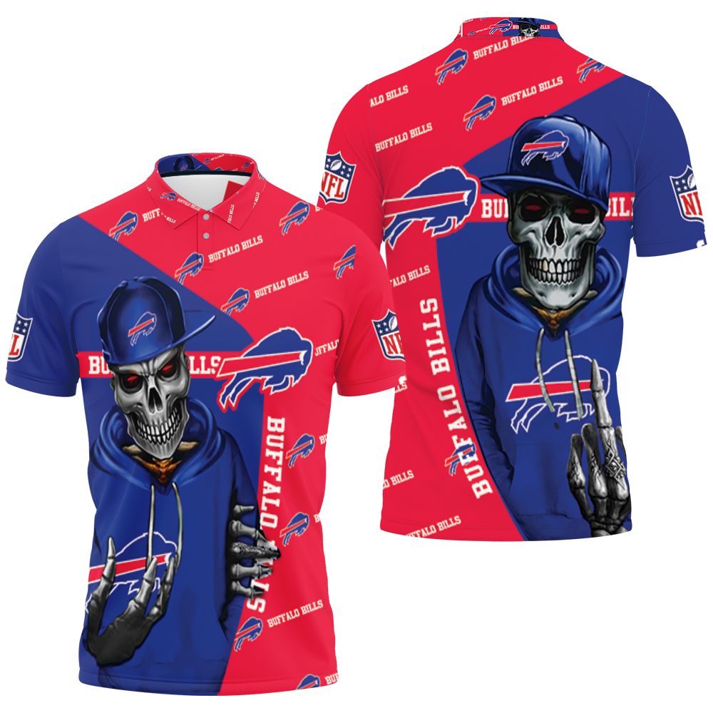 Buffalo Bills Hip Hop Skull 3d Jersey Polo Shirt All Over Print Shirt 3d T-shirt Buffalo Bills Hip Hop Skull 3d Jersey Polo Shirt All Over Print Shirt 3d T-shirt
