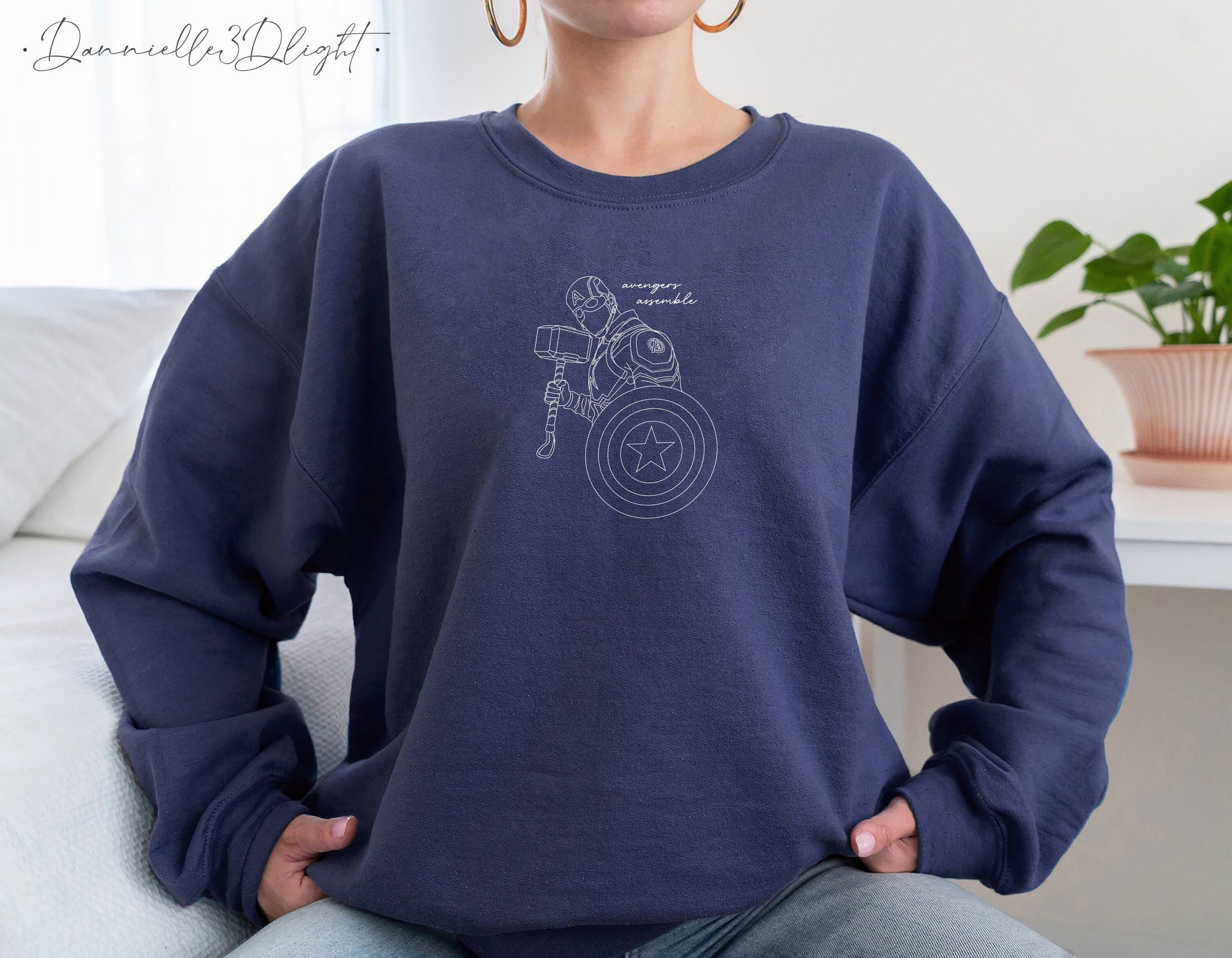 Captain America Assemble Unisex Sweatshirt Captain America Assemble Unisex Sweatshirt