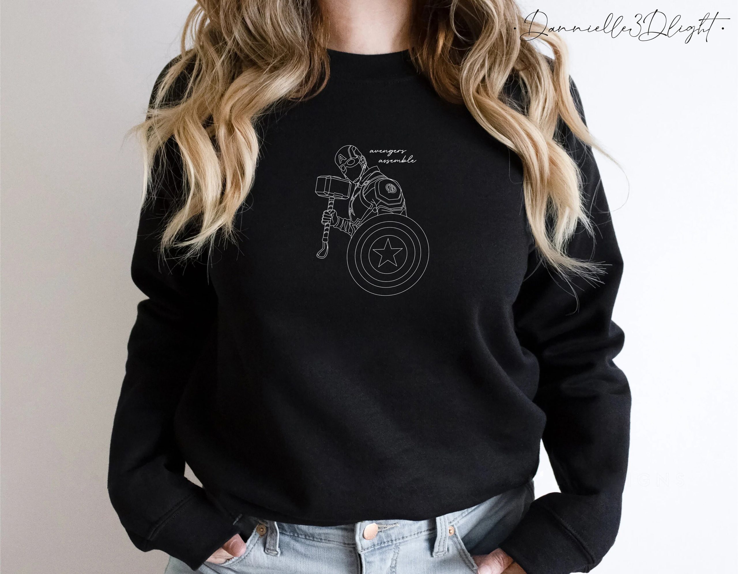 Captain America Assemble Unisex Sweatshirt Captain America Assemble Unisex Sweatshirt