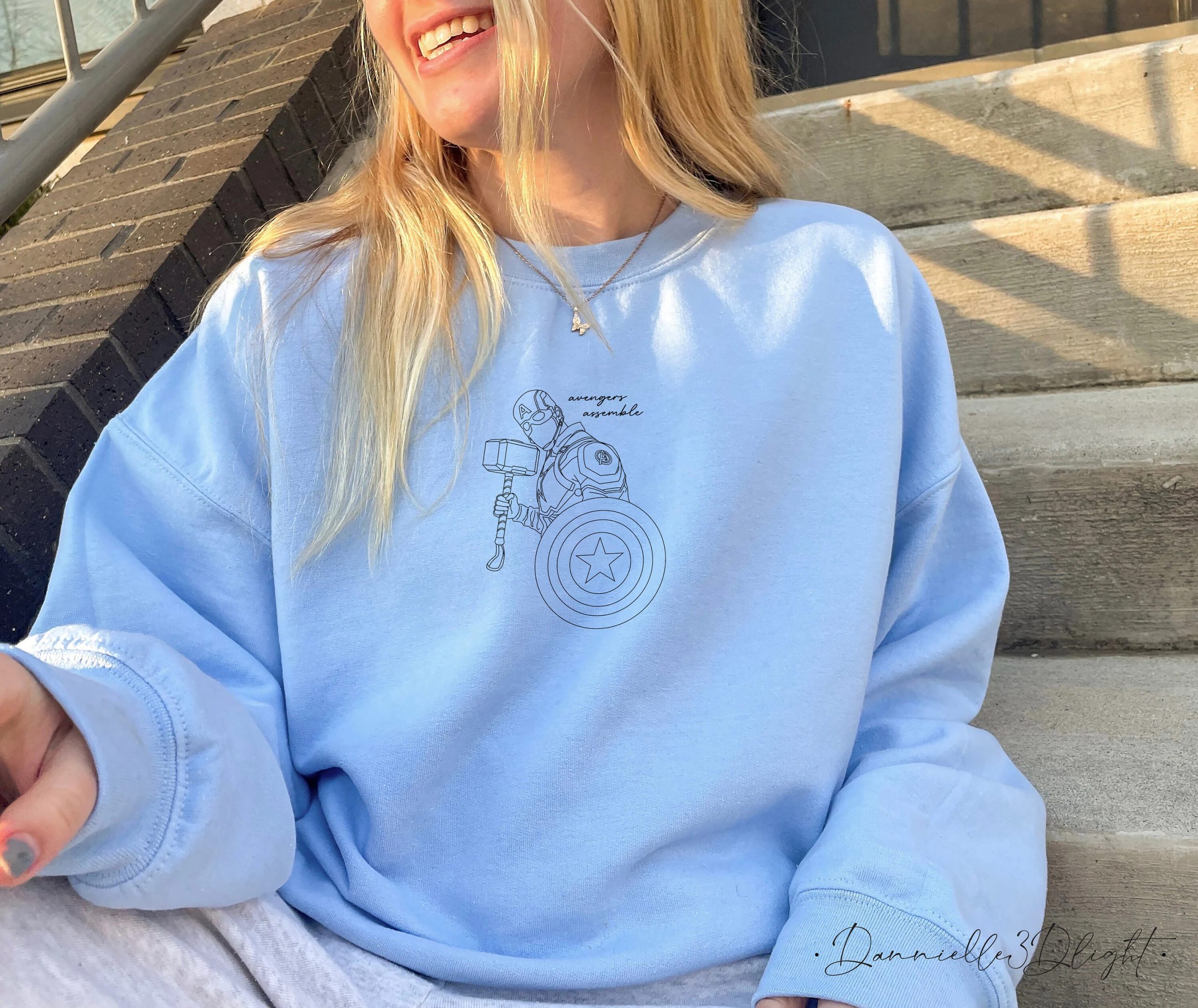 Captain America Assemble Unisex Sweatshirt Captain America Assemble Unisex Sweatshirt