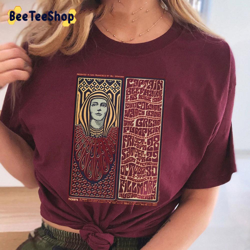 Captain Beefheart Concert Graphic Unisex T-Shirt Captain Beefheart Concert Graphic Unisex T-Shirt