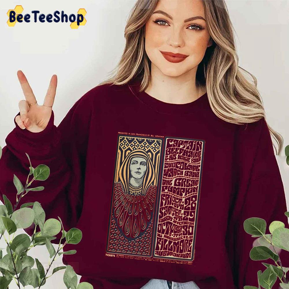 Captain Beefheart Concert Graphic Unisex T-Shirt Captain Beefheart Concert Graphic Unisex T-Shirt