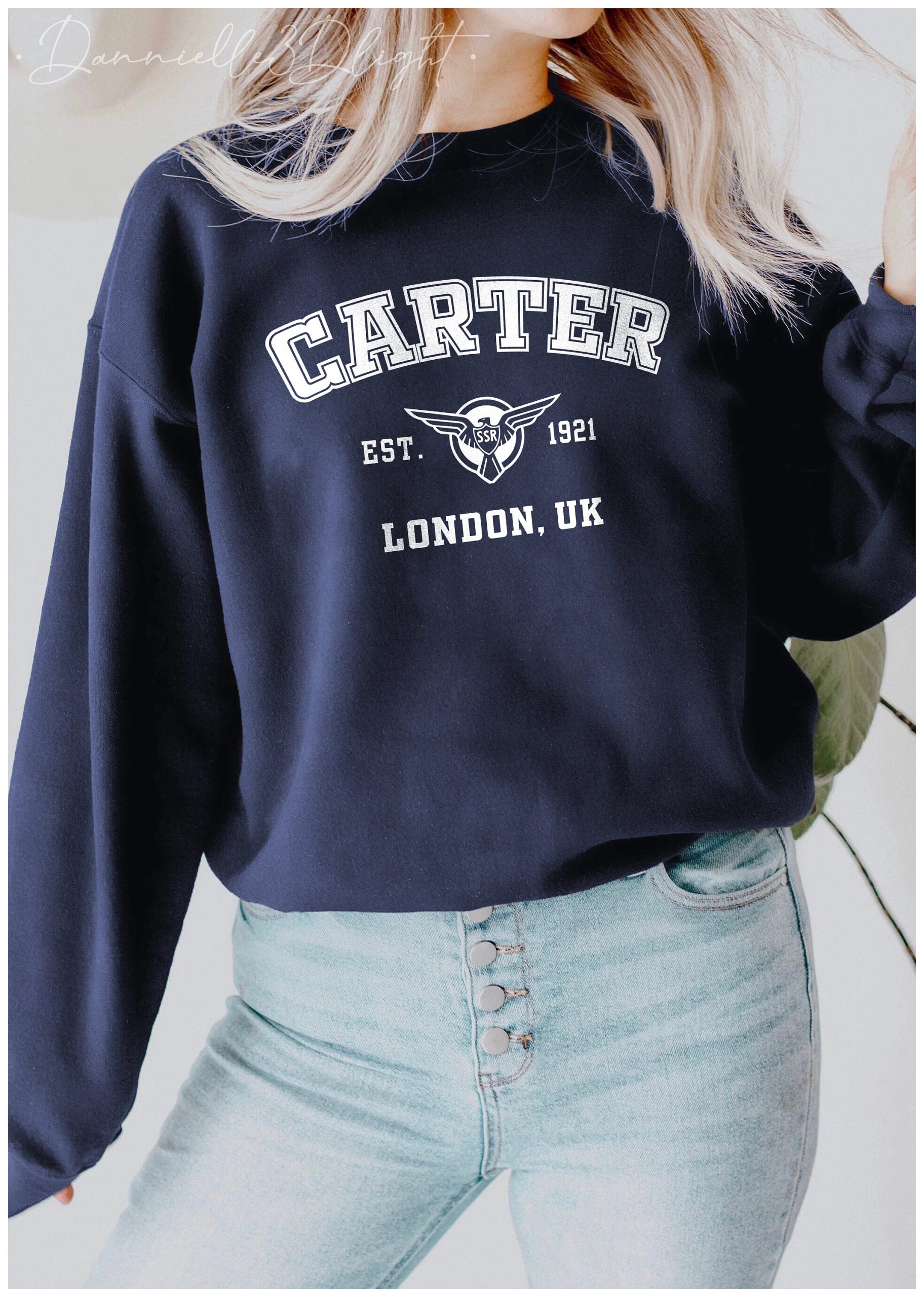 Captain Carter EST 1921 London Uk Unisex Sweatshirt Captain Carter EST 1921 London Uk Unisex Sweatshirt