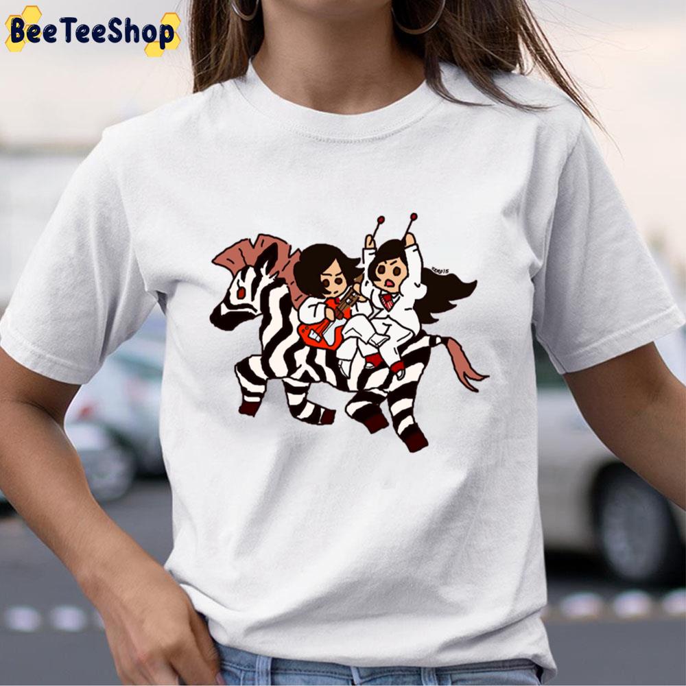 Cartoon Style Black Stripe Fitted Unisex T-Shirt Cartoon Style Black Stripe Fitted Unisex T-Shirt