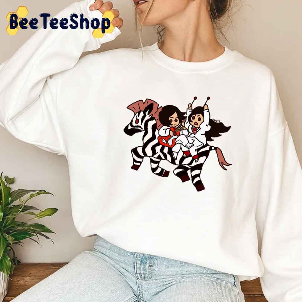 Cartoon Style Black Stripe Fitted Unisex T-Shirt Cartoon Style Black Stripe Fitted Unisex T-Shirt