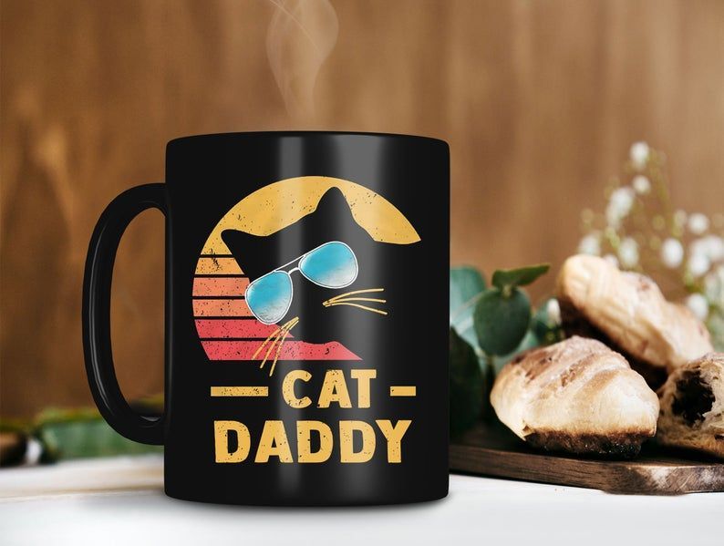 Cat Daddy Vintage Mug Fathers Day Gift Cute Cat Coffee Mug Cat Gang Mug Cat Lover Mug Gift For Papa Premium Sublime Ceramic Coffee Mug Black Cat Daddy Vintage Mug Fathers Day Gift Cute Cat Coffee Mug Cat Gang Mug Cat Lover Mug Gift For Papa Premium Sublime Ceramic Coffee Mug Black