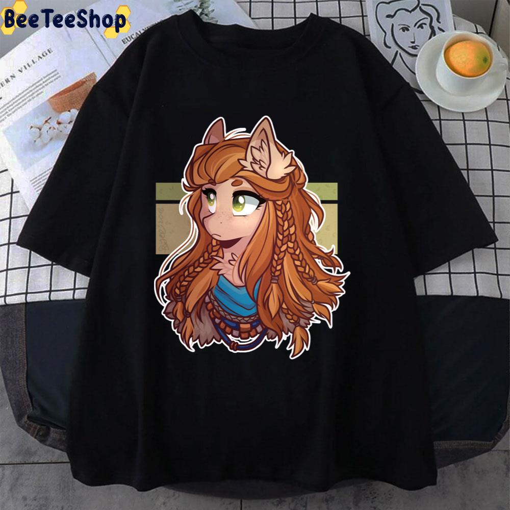 Catoon Style Horizon Forbidden West Aloy Unisex T-Shirt Catoon Style Horizon Forbidden West Aloy Unisex T-Shirt
