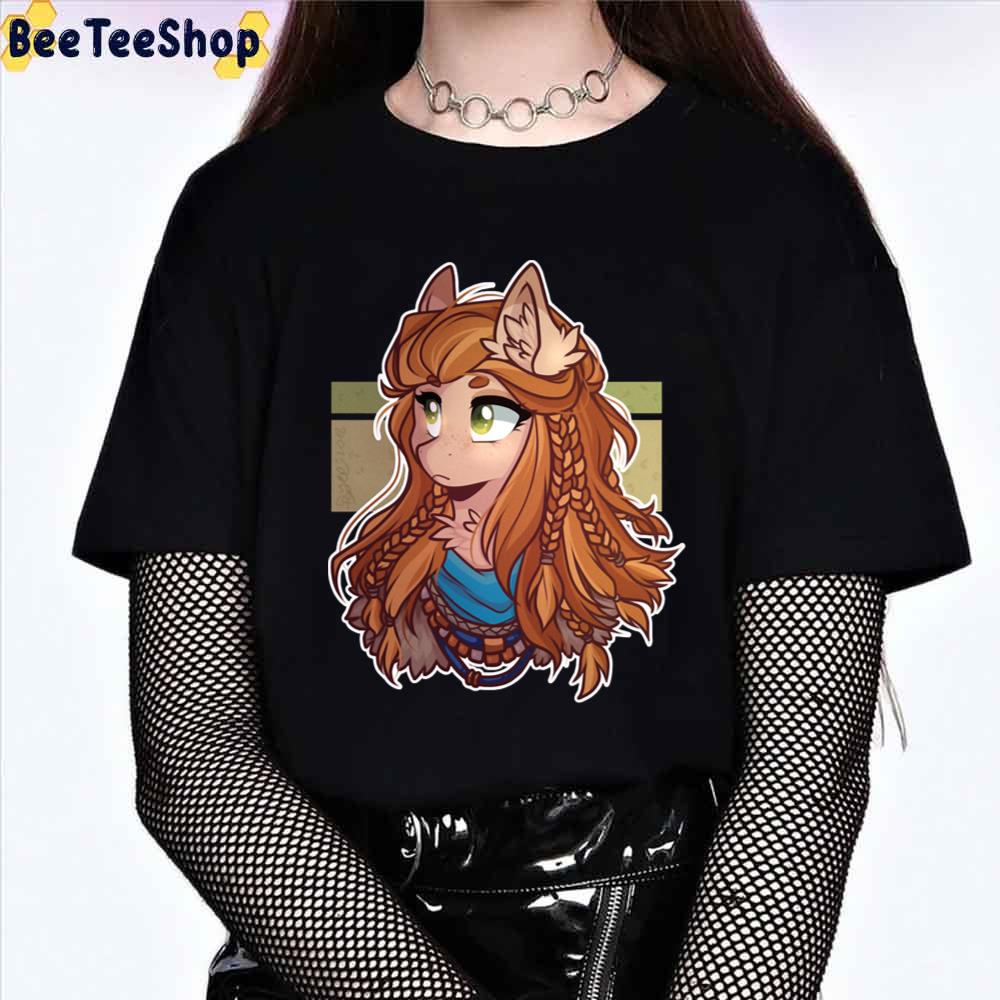 Catoon Style Horizon Forbidden West Aloy Unisex T-Shirt Catoon Style Horizon Forbidden West Aloy Unisex T-Shirt