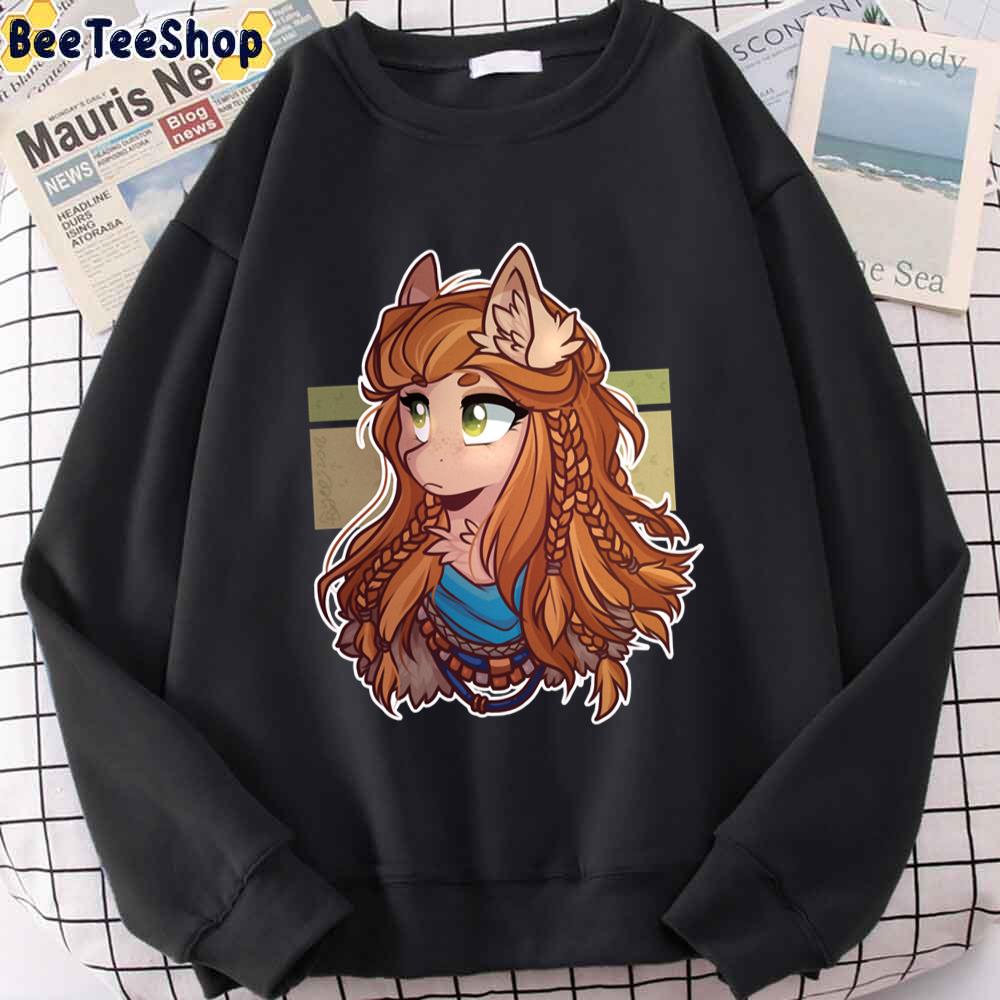 Catoon Style Horizon Forbidden West Aloy Unisex T-Shirt Catoon Style Horizon Forbidden West Aloy Unisex T-Shirt