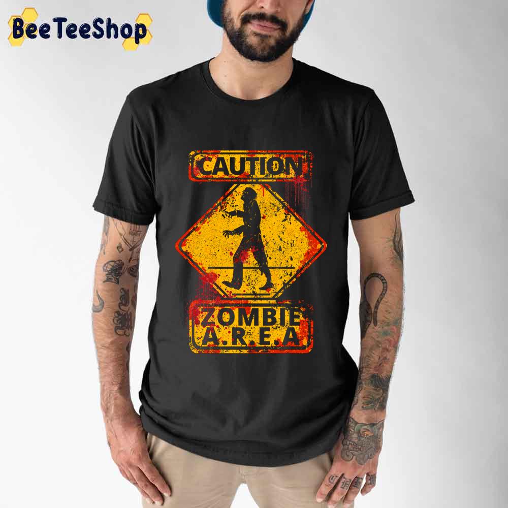Caution Zombie Area Dying Light Unisex T-Shirt Caution Zombie Area Dying Light Unisex T-Shirt