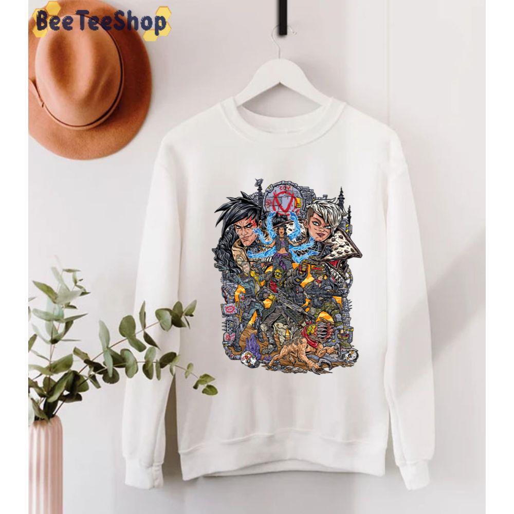Characters Borderlands 3 Fl4k Unisex T-Shirt Characters Borderlands 3 Fl4k Unisex T-Shirt
