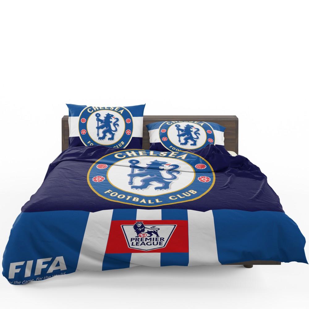 Chelsea Fc Premier League Football Bedding Set Chelsea Fc Premier League Football Bedding Set