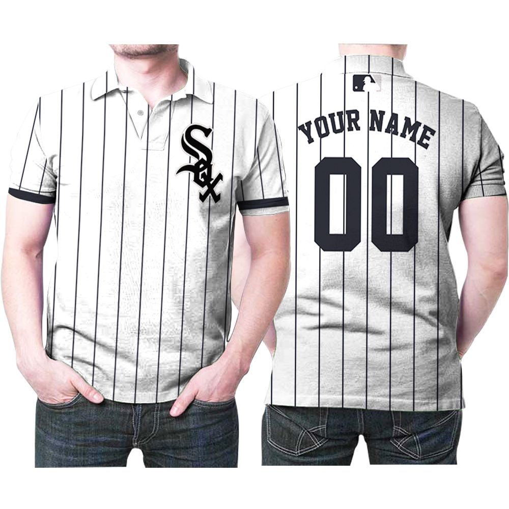 Chicago White Sox Mlb Baseball Team Majestic Cool Base Custom White Black 2019 Jersey Style Gift For White Sox Fans Polo Shirt Chicago White Sox Mlb Baseball Team Majestic Cool Base Custom White Black 2019 Jersey Style Gift For White Sox Fans Polo Shirt