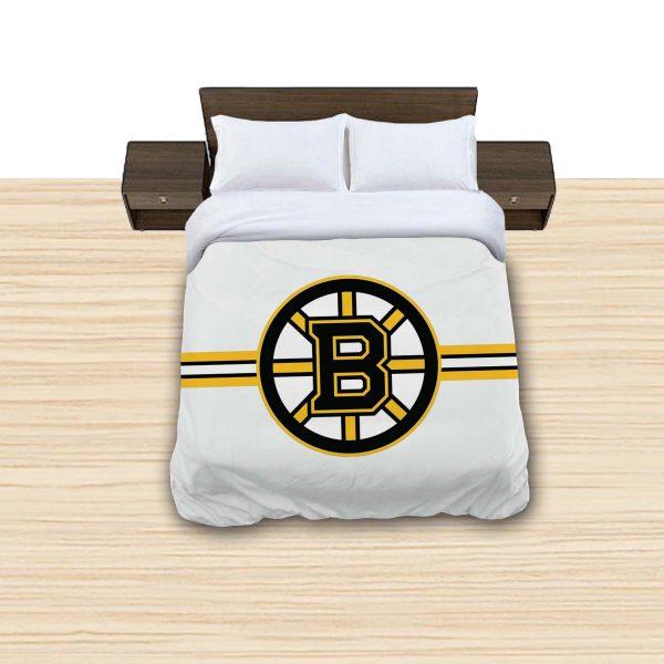 Classic Style Boston Bruins NHL Hockey Team Reversible Duvet Covers Bedding Set Classic Style Boston Bruins NHL Hockey Team Reversible Duvet Covers Bedding Set