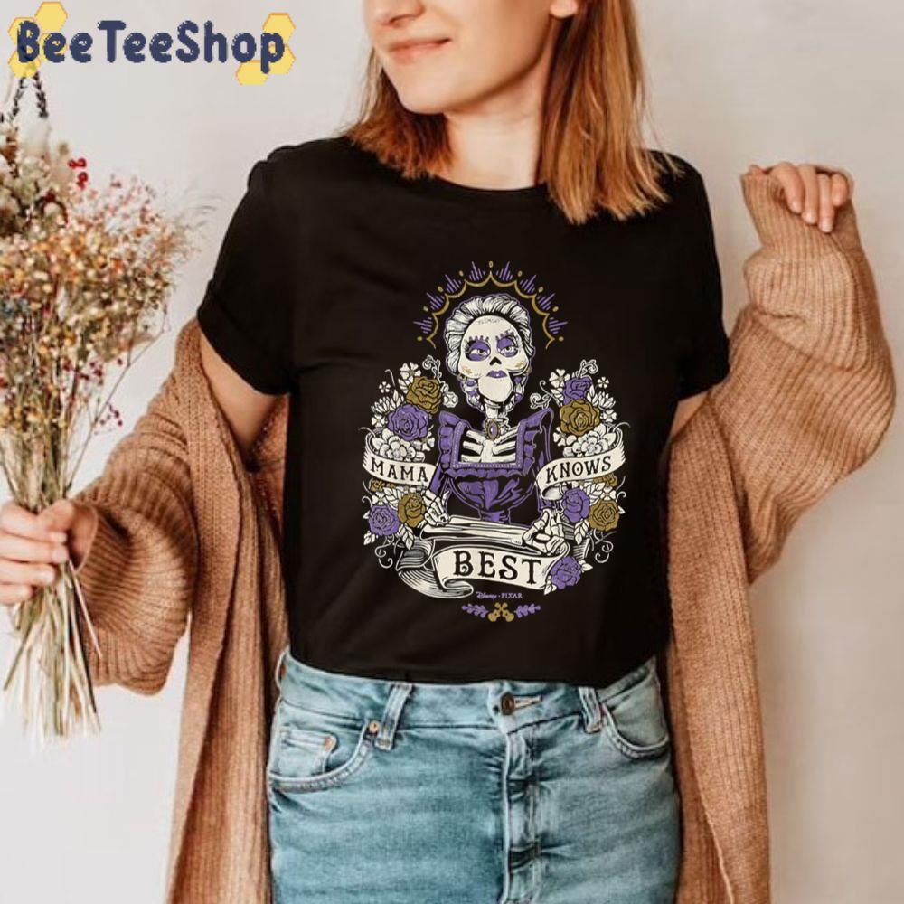 Coco Mama Knows Best Colored Graphic Unisex T-Shirt Coco Mama Knows Best Colored Graphic Unisex T-Shirt