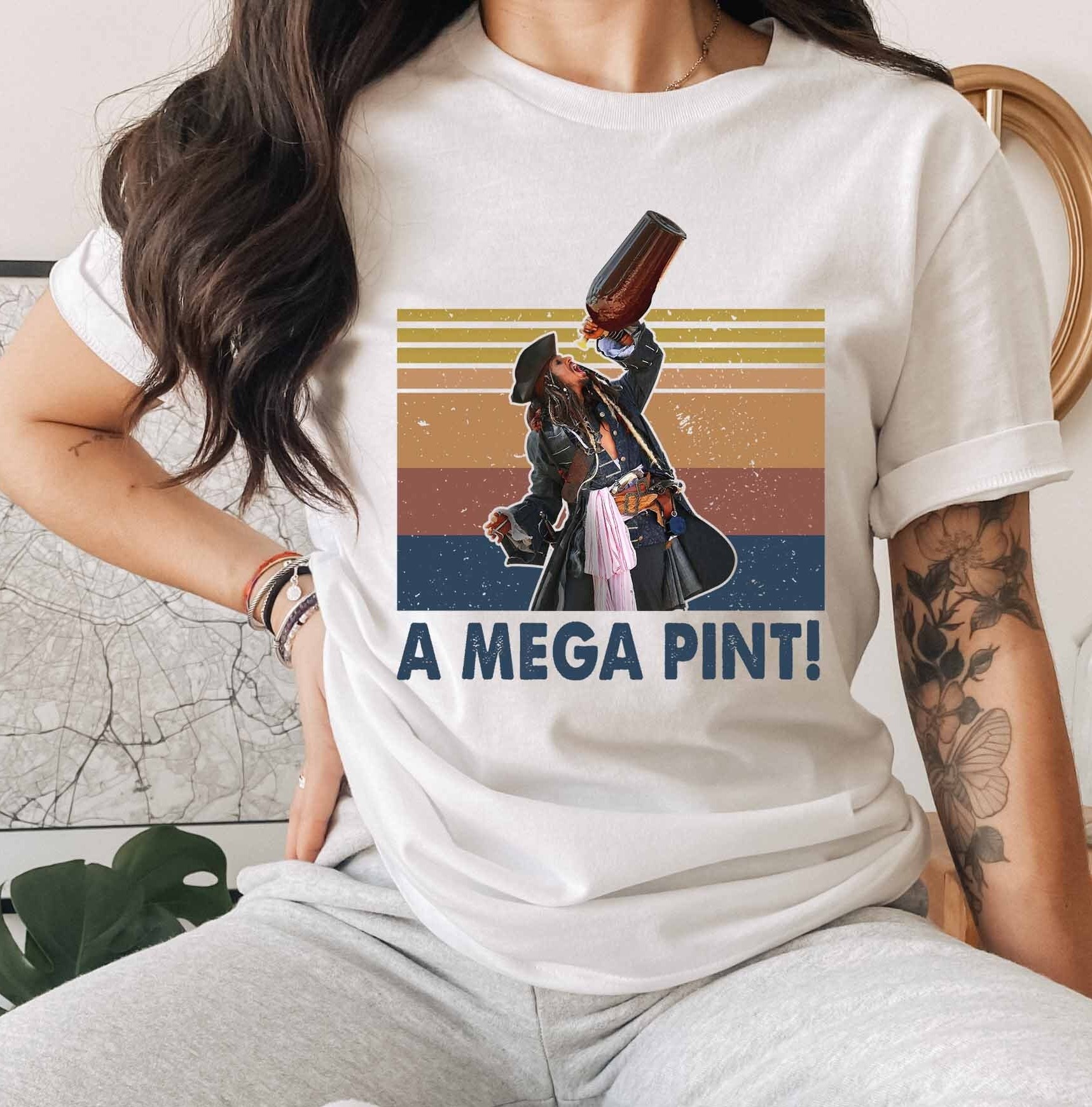 Color Vintage A Mega Pint Justice For Johnny Depp Unisex T-shirt Color Vintage A Mega Pint Justice For Johnny Depp Unisex T-shirt