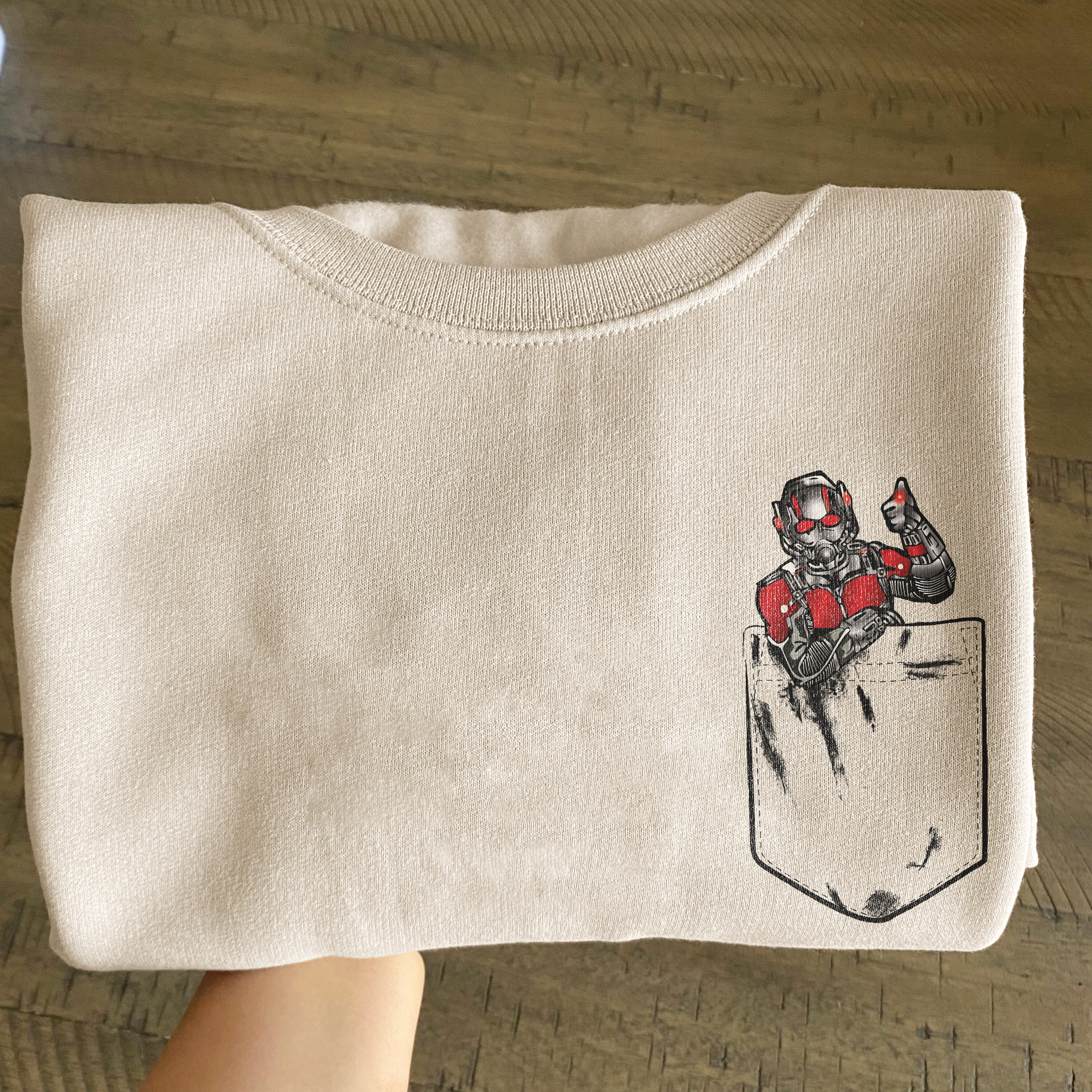 Cute Ant Man Pocket Unisex Sweatshirt Cute Ant Man Pocket Unisex Sweatshirt
