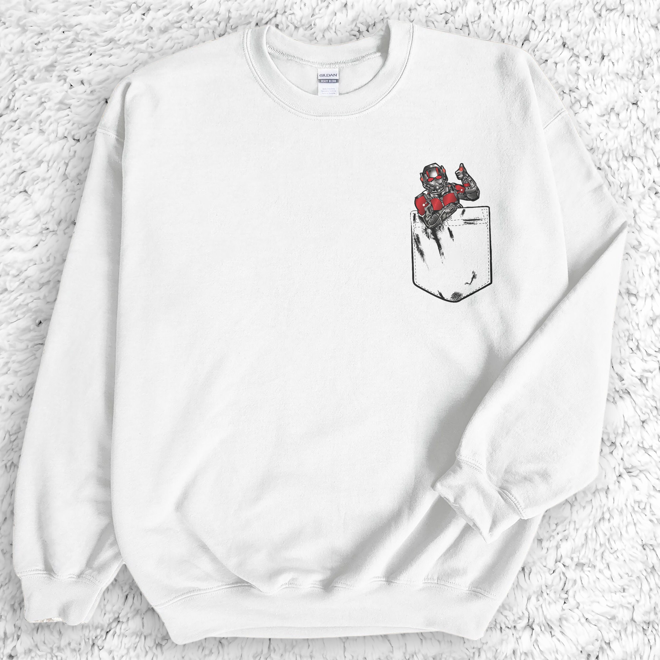 Cute Ant Man Pocket Unisex Sweatshirt Cute Ant Man Pocket Unisex Sweatshirt