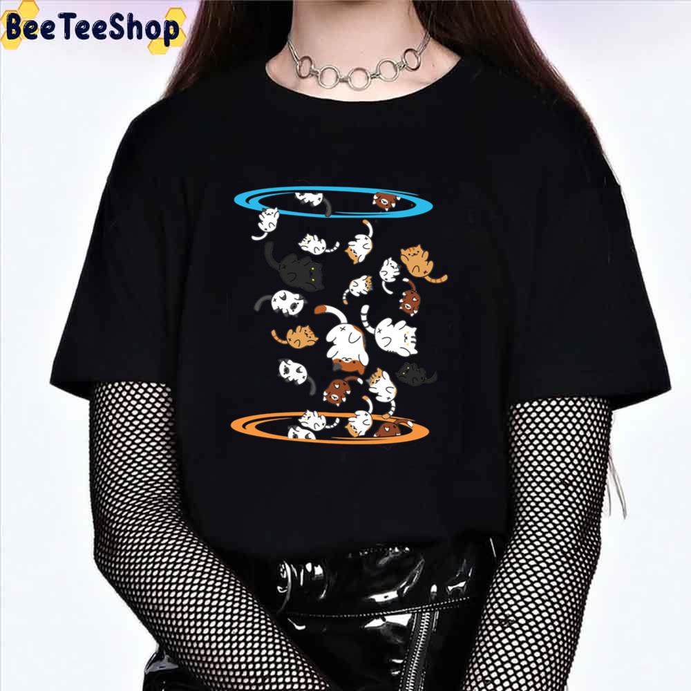 Cute Cat Neko Portals Unisex T-Shirt Cute Cat Neko Portals Unisex T-Shirt