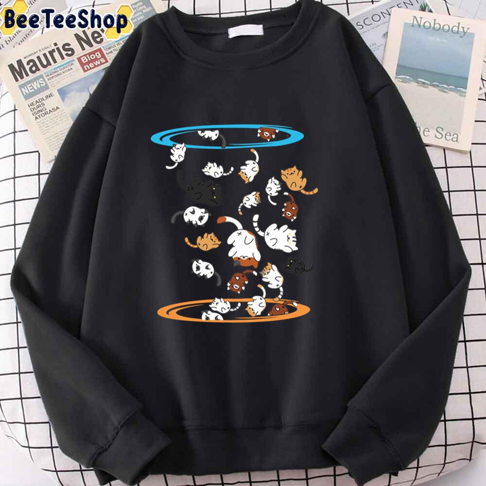Cute Cat Neko Portals Unisex T-Shirt Cute Cat Neko Portals Unisex T-Shirt