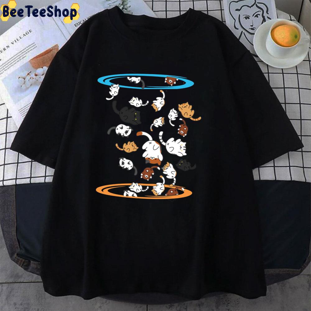 Cute Cat Neko Portals Unisex T-Shirt Cute Cat Neko Portals Unisex T-Shirt